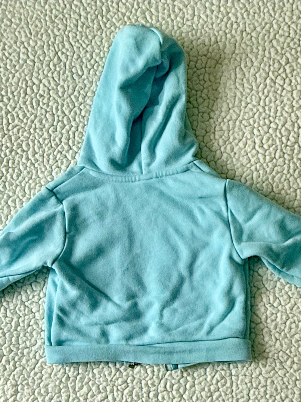 Jacadi Light Blue Hooded Zip-Up Jacket for Kids - Picture 2 of 5